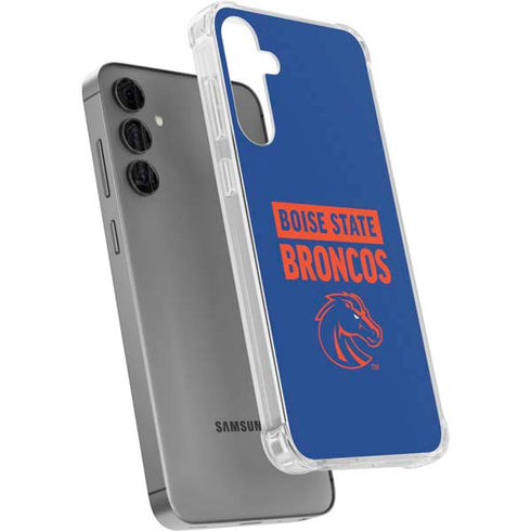Boise State University Broncos Galaxy S24 Plus Clear Case